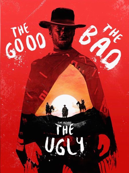 Хороший плохой злой 1966 Постер