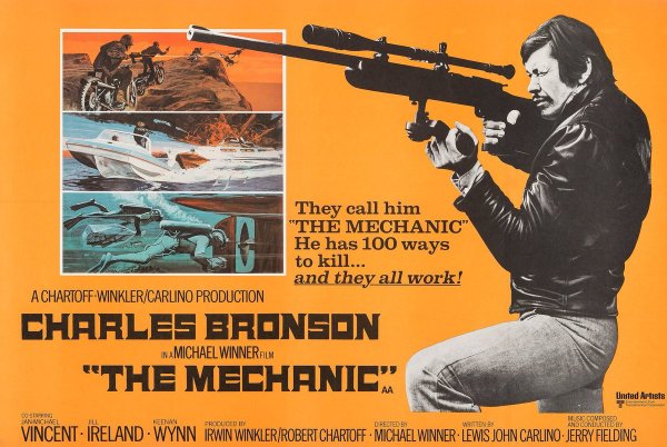 Постеры механик - the Mechanic (1972)