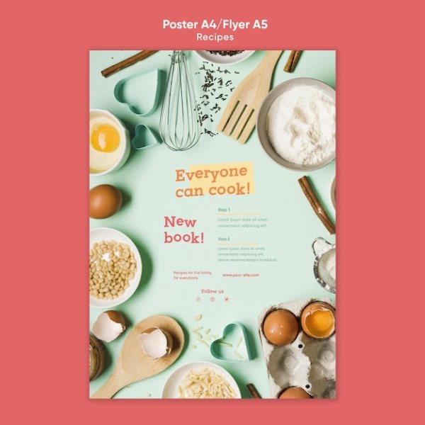 Постеры рецепты на кухню