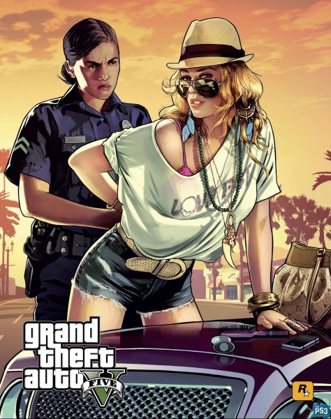 GTA 5 плакат