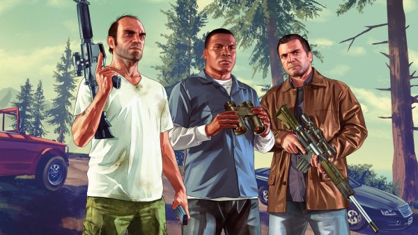 Grand Theft auto 5 Майкл Тревор Франклин