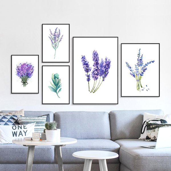 Постер на стену Лаванда