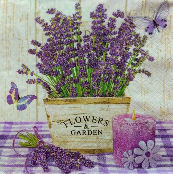 Lavanda Provance бумага декупаж