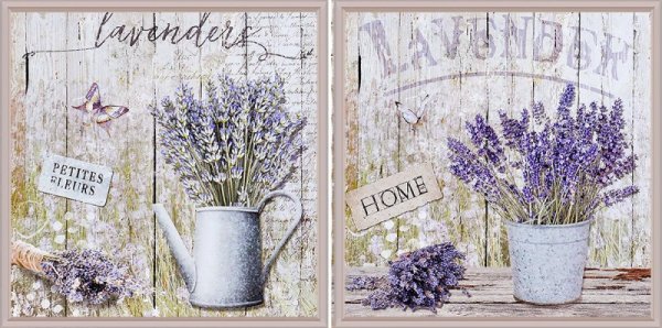 Лаванда в винтажном дизайне