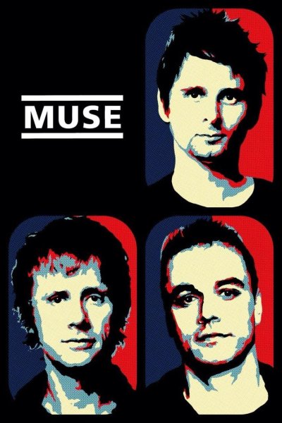 Постер рок Muse