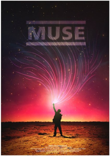 Группа Muse Постер