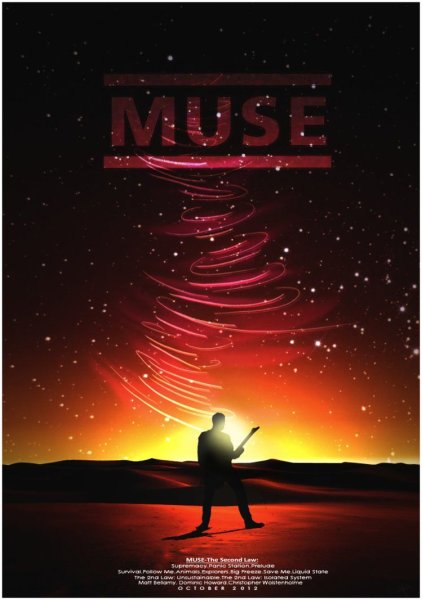 Постеры к альбомам Мьюз