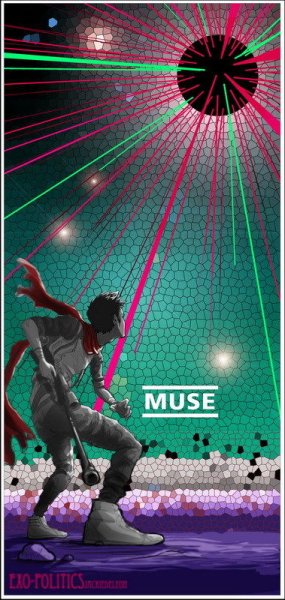 Постер рок Muse