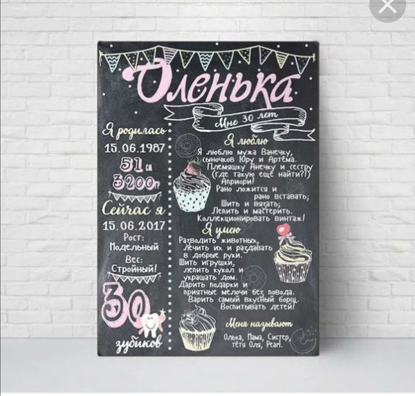 Постер подруге