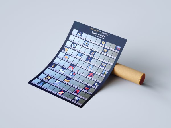 Постер 100 книг