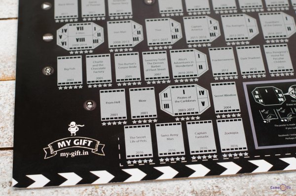 Скретч Постер 100 книг список