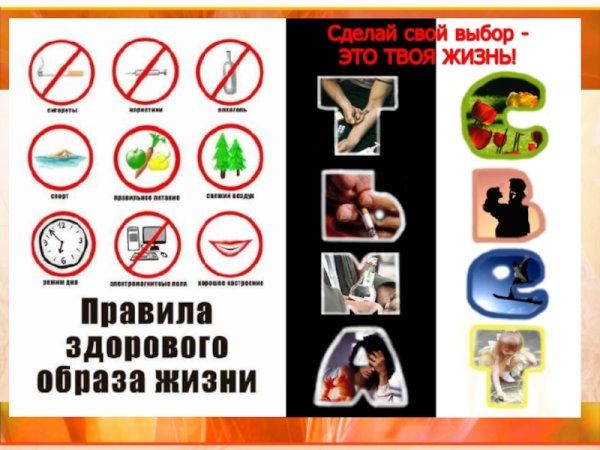 Здоровый образ жизни рисунок