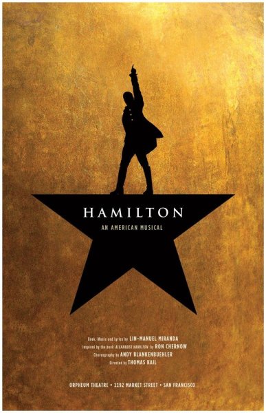 Гамильтон мюзикл обложка