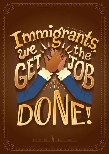 Hamilton плакат