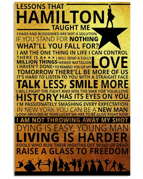 Hamilton poster advertisement