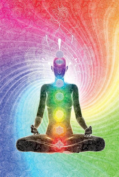 Будда в медитации чакры