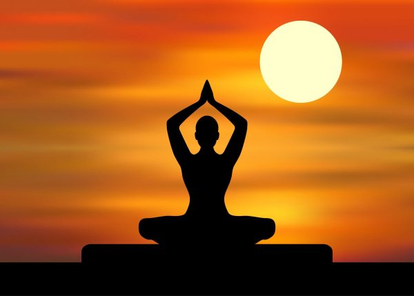 Медитация плакат