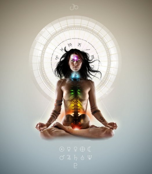 Чакры девушка