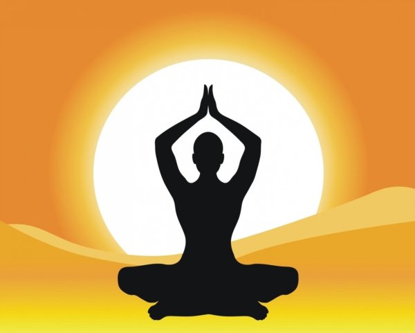 Медитация иллюстрация