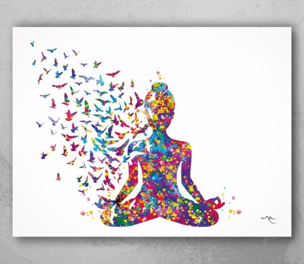 Йога принты