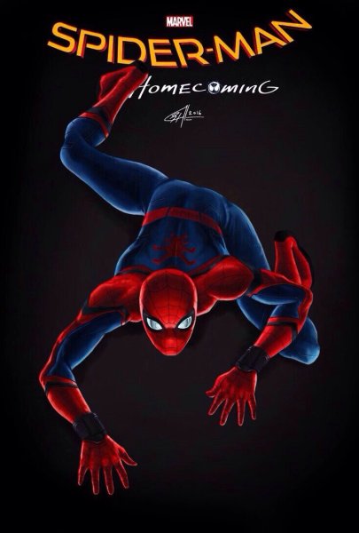 Человек паук плакат