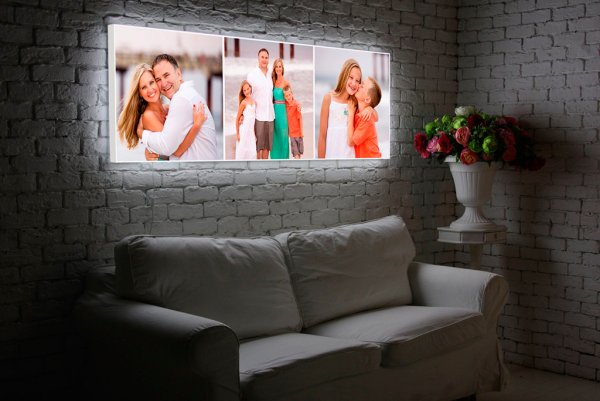 Лайтбоксы в интерьере