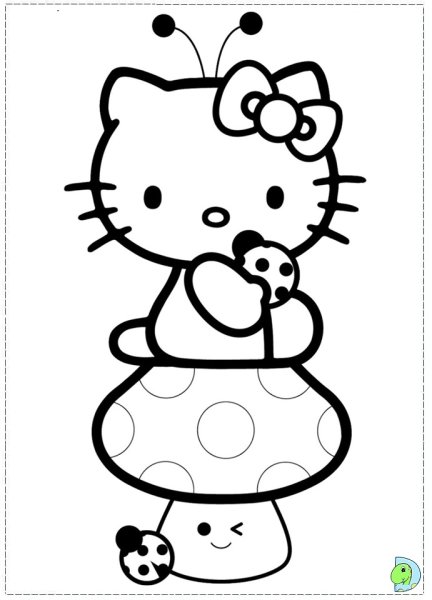 Раскраска Хелло Китти и ее друзья