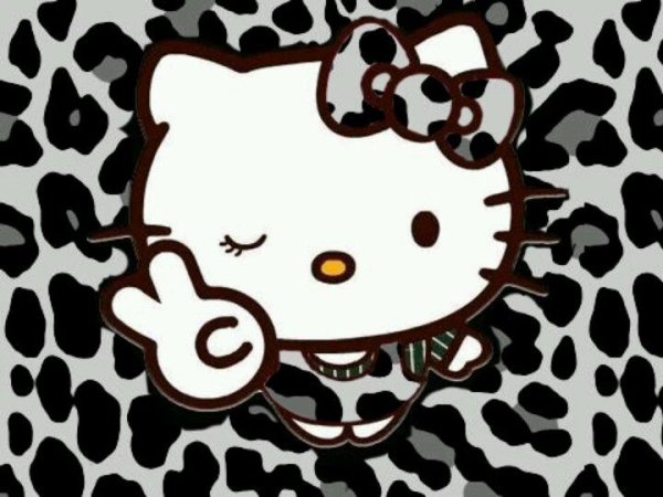 Принт Print hello Kitty