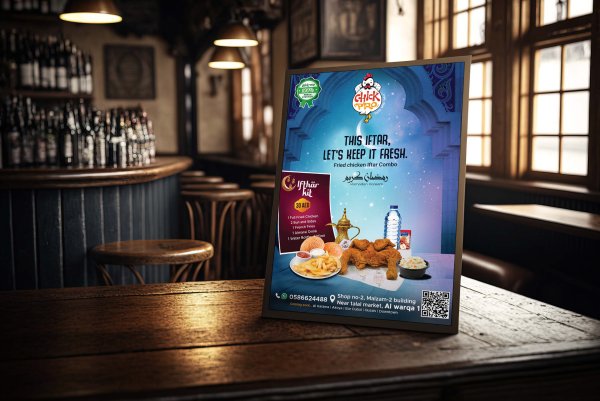 Плакат меню