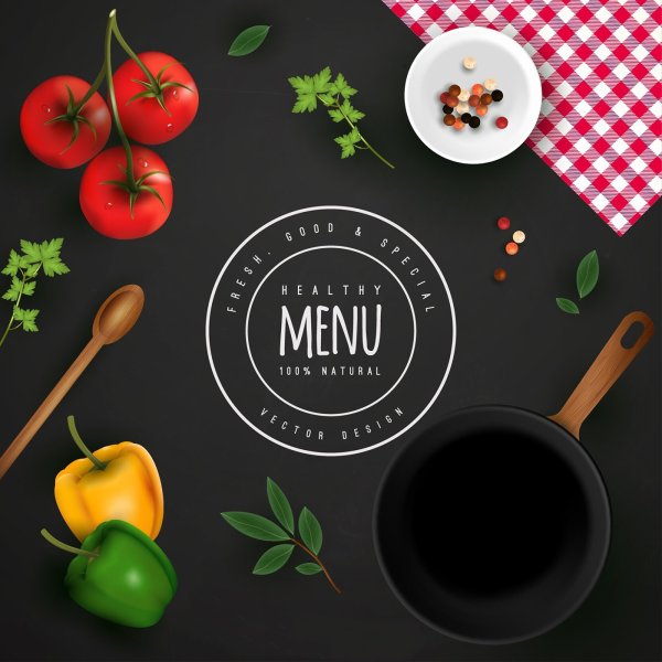 Постеры menu Black