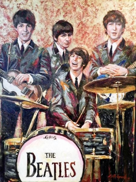 Группа Битлз Постер