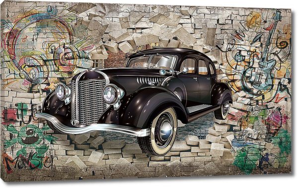 Постеры с автомобилями в современном стиле