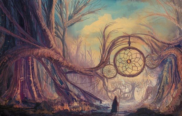 Ловец снов арт фэнтези
