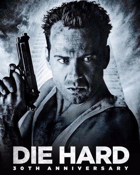 Брюс Уиллис крепкий орешек Постер