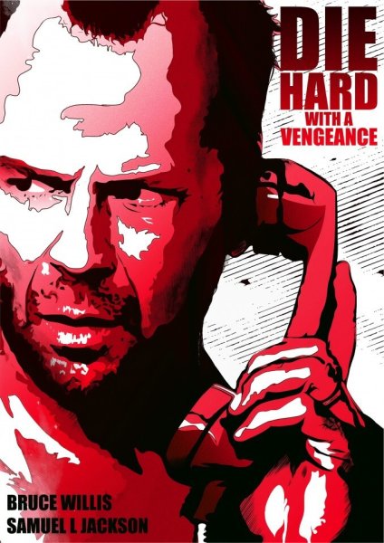 Крепкий орешек арт Постер