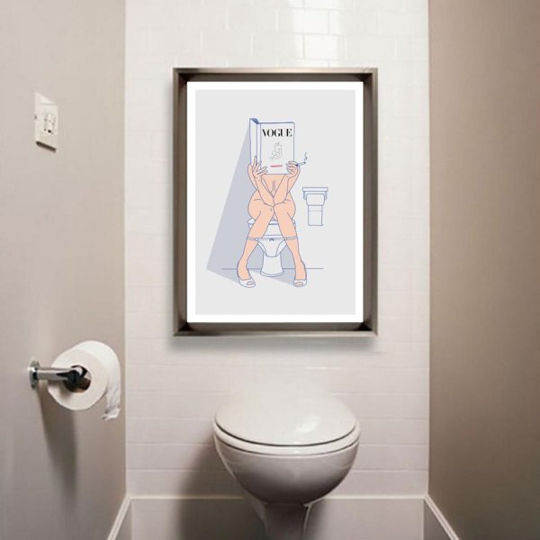 Картина в туалет