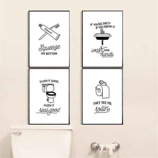 Прикольные постеры для санузла