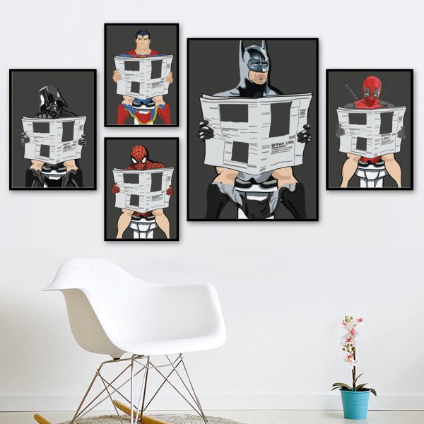 Постер в санузел