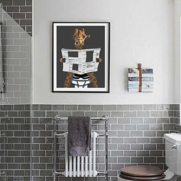 Постер в ванную комнату