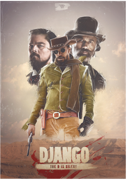 Джанго освобожденный 2012 Постер