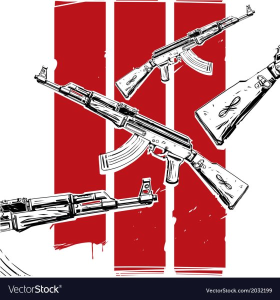 АК 47 рисунок