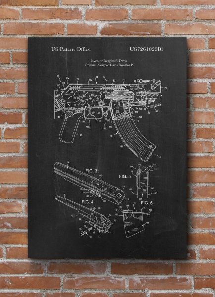Автомат Калашникова плакат