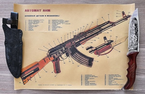 Устройство автомата АКМ (АК-74).