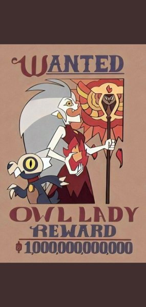 Совиный дом плакат розыска