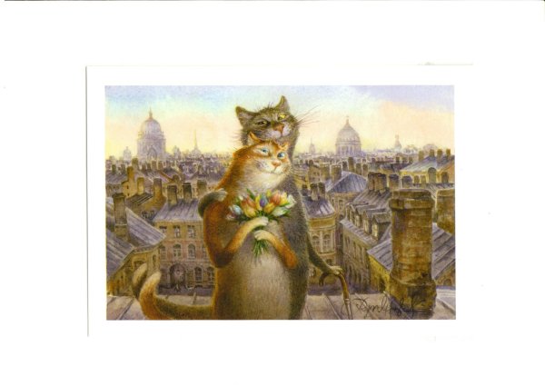 Картины кошек Владимира Румянцева