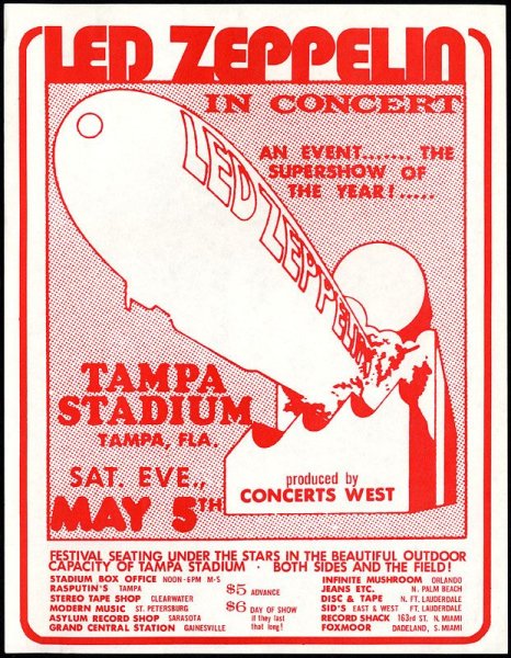 Группа led Zeppelin poster