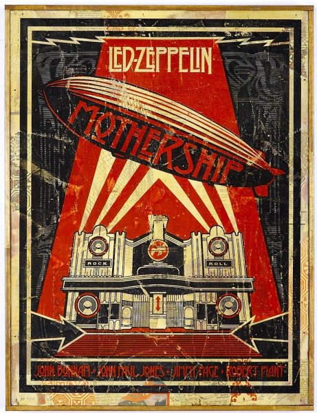 Led Zeppelin 70s Постер