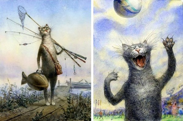 Румянцев Владимир художник коты