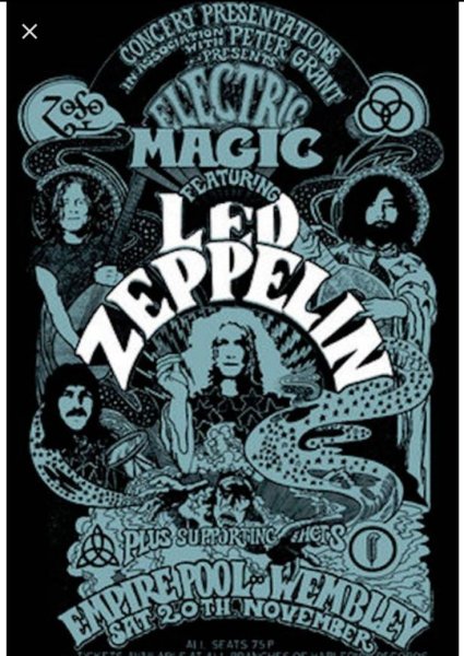 Лед Зеппелин плакат