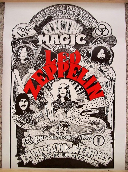 Постер led Zeppelin